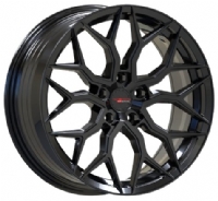 TISLI Crystal 7.5"X17-5/112  ET45 Flow Formed Gloss Black  (825 Kg)